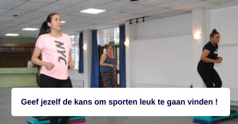 Geef jezelf de kans om sporten leuk te gaan vinden !