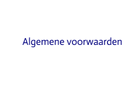 Algemene voorwaarden