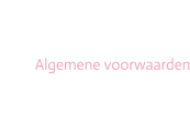 Algemene voorwaarden